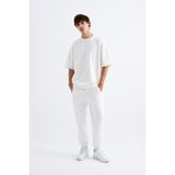 Machinist Erkek Basic Jogger Relaxed Ekru Eşofman Altı