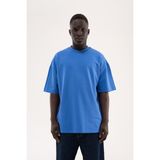 Machinist Erkek Basic Oversize Tişört Açık Mavi - Soft blue - XL