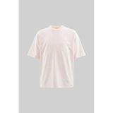 Machinist Erkek Basic Pamuklu Oversize Tişört Açık Pembe