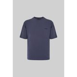 Machinist Erkek Basic Relaxed Ince Pamuklu Füme Tişört - XL