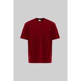 Machinist Erkek Basic Relaxed Ince Pamuklu Tişört Bordo
