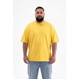 Machinist Erkek Büyük Beden Basic Tişört Koyu Sarı - 2XL