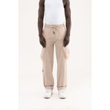 Machinist Erkek Çok Cepli Kargo Baggy Jean Pantolon Bej - BEIGE