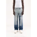 Machinist Erkek Degrade Effected Baggy Jean Pantolon Mavi