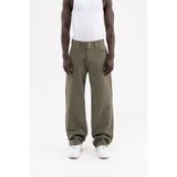 Machinist Erkek Jakarlı Baggy Jean Pantolon Haki