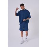 Machinist Erkek Kargo Basic Oversize Şort Indigo