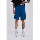 Machinist Erkek Kargo Cepli Basic Relaxed Şort Indigo