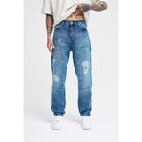 Machinist Erkek Loose Fit Jean Pantolon Mavi - Blue - 34