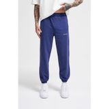 Machinist Erkek Luxury Basic Yıkamalı Jogger Eşofman Altı Mıdnıght Blue Cloudy