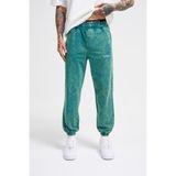 Machinist Erkek Luxury Basic Yıkamalı Jogger Eşofman Altı Oıl Green Spotted