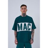 Machinist Erkek MAC Blanket Oversize Tişört Yağ Yeşili