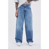 Machinist Erkek Oversize Baggy Jean Pantolon Aqua