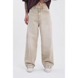 Machinist Erkek Oversize Baggy Jean Pantolon Bej