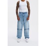Machinist Erkek Oversize Yıkama Efektli Ice Blue Jean