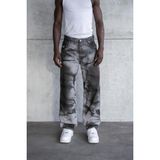 Machinist Erkek Pigment Kaplama Efektli Baggy Jean Pantolon Gri - Grey