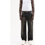 Machinist Erkek Pigment Kaplama Efektli Baggy Jean Pantolon Ocean Fade - Çok Renkli - XL