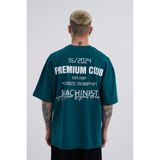 Machinist Erkek Premıum Club Oversize Oil Green Tişört