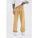 Machinist Erkek Relaxed Baggy Jean Efektli Golden Pantolon