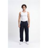 Machinist Erkek Relaxed Baggy Jean Pantolon Gece Mavisi