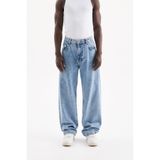Machinist Erkek Relaxed Baggy Jean Pantolon Kar Asit