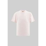 Machinist Erkek Relaxed Basic Pamuklu Tişört Açık Pembe