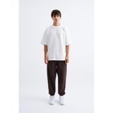 Machinist Erkek Relaxed Jogger Basic Eşofman Altı Koyu Kahverengi