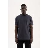 Machinist Erkek Stylish Basic Oversize Modal Tişört Antrasit - Asphalt - XL