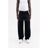 Machinist Erkek Suede Finish Baggy Jean Pantolon Siyah - Black - XL