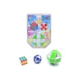 Macig Cube Rübik Küpü 3x3x3 + Mini 3x3x3 + Mini Küre Vakumlu Poşette