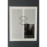 Macit Design Beyaz Katlanabilir Plise Perde, Cam Balkon Perdesi, Ofis Perdesi, PVC Pencere Perdesi