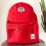 Mackbear Coffee Co. Unisex Sırt Çantası Kırmızı