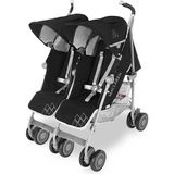 Maclaren Twin Techno İkiz Bebek Arabası 0-36 Ay İçin Katlanabilir Tasarım ve Konforlu Kullanım - Siyah - Gri
