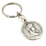 Macrinus Denarius Antik Roma İmparatorluk Sikkesi Metal Anahtarlık KC211