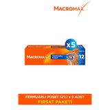 MACRO MAX Fermuarlı Poşet - 12 Li X 5 Adet Avantaj Paket