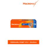MACRO MAX Fermuarlı Poşet x 12