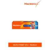 MACRO MAX Kilitli Poşet Sızdırmaz Buzdolabı Gıda Saklama Poşeti