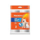Macro Max Tüy Toplayıcı Yedek Rulo 2'li Paket (Toplam 112 Yaprak) - 0 - Siyah - Option-1