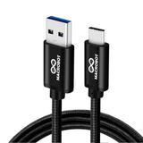 Macrobot 3A USB-A & USB-C Hızlı Şarj ve Hızlı Veri Transferi Kablosu 5000Mbs (5gbps) USB 3.0