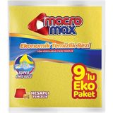 Macromax 9'lu Ekonomik Temizlik Bezi