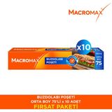 Macromax Buzdolabı Poşeti Orta Boy - 75 Li Paket X10