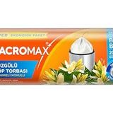 Macromax Büzgülü Çöp Torbası Büyük Boy (65x70cm) Hanımeli Kokulu 20 Adet Süper Ekonomik Paket