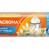 Macromax Büzgülü Çöp Torbası Büyük Boy (65x70cm) Vanilya Kokulu 20 Adet Süper Ekonomik Paket
