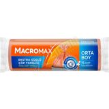 Macromax Ekstra Güçlü Çöp Torbası Orta Boy 15'li Paket