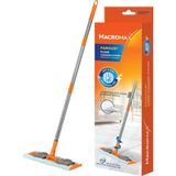 Macromax Macro Max Famous + Düz Mop Yer Temizlik Sistemi, Islak ve Kuru Kullanım, 360 Döner Başlıklı Pratik P - Standart