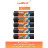 Macromax Master Büzgülü Vanilya Kokulu Çöp Torbası x 5 Adet - 55 x 60 cm