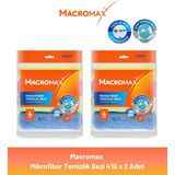 Macromax Mikrofiber Açık Temizlik Bezi 4'lü x 2 Adet