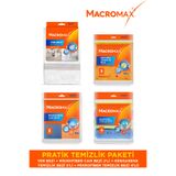 Macromax Pratik Temizlik Paketi Mikrofiber Yer ve Cam Bezi Seti