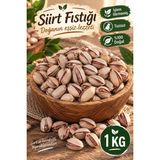 MACROMEKİDS Macromekids Hakiki Siirt Fıstığı 1 kg | Tuzsuz ve Kavrulmamış (Çiğ) | Yeni Mahsul Doğal Kuruyemiş