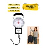 Macrostar Manuel El Terazisi 35 Kg Kapasiteli Sabitleme İbreli El Kantarı ve Şerit Metre