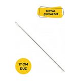Macrostar Metal Düz Uç Çuvaldız Kalın İğne 17 cm